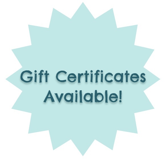 gift certificates available